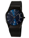 Skagen Mens Black Titanium Case and Adjustable Mesh Bracelet - Blue Dial - 37mm - T233XLTMN_e49cb1d5-8e14-4cbd-bf14-a08ef007811f