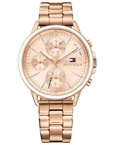 Tommy Hilfiger Carl Mens Watch - Rose Gold-Tone - Bracelet - Day/Date - 30m - TH-1781788_4b8399c6-ea09-4b94-8fff-e2cb986acbe7