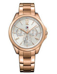 Tommy Hilfiger Womens Savannah Dress Watch - Rose Gold-Tone - Bracelet - TH-1781824