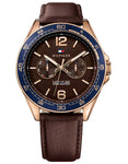 Tommy Hilfiger Erik Mens Watch - Brown Dial & Strap - Rose-Tone - Day/Date - 50m - TH-1791367_6a3fe358-20ec-44bd-8d3d-f129726a87b9