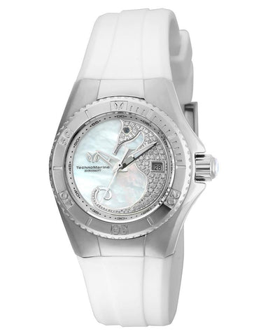 Technomarine Cruise Womens Watch - Stainless Steel - Mother of Pearl - Crystals - TM-115206