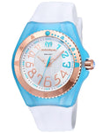 TechnoMarine Cruise Original Lady - Rose-Tone - Light Case - White Rubber Strap - TM-115230_51877ca9-629a-4f95-97b0-410c7b885541