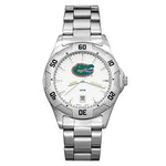 University of Florida All-Pro Mens Watch - Chrome Plated - Bracelet - UFL163_2f8dc206-c6db-47df-9997-71b15087e32d