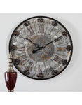 Uttermost Artemis Wall Clock - Aluminum Face - Bronze-Tone - Distressed - UM-06643A