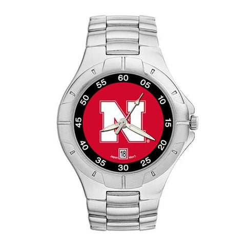 University of Nebraska PRO II Mens Watch - Logo Dial - Bracelet - UNE217_94fc717a-10bc-4076-95fb-0763b2d01a42