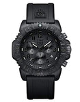 Luminox Mens Colormark Chrono Black-Out - Black Dial and Rubber Strap - XS.3081.BO.1