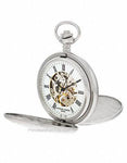 Charles-Hubert Mechanical Skeleton Pocket Watch - Chrome-Plated Brass - 48mm - XWA1034B_3d8f6058-e589-4090-9cc1-3441478d7d05