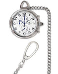 Charles-Hubert 42mm Chronograph Pocket Watch - Stainless Steel - Open Face - XWA1045_7f57b72c-198b-4f06-b108-5a972ed9e741