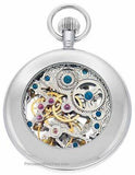 Charles-Hubert Dual Time Automatic Pocket Watch - Skeleton Dial - Sun & Moon - XWA3329A_dce7e4e7-4249-43ac-88c1-8ff54c68e254