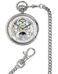 Charles-Hubert Dual Time Automatic Pocket Watch - Skeleton Dial - Sun & Moon - XWA3329_31f411cf-2cd0-4797-852a-029060c565f5