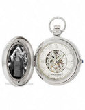 Charles-Hubert Mechanical Memento Pocket Watch - Skeleton Dial - Chrome Finish - XWA3332B_fa48baaa-1ad7-464f-ac59-48cc4d6f839e