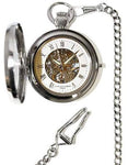 Charles-Hubert Mechanical Memento Pocket Watch - Skeleton Dial - Chrome Finish - XWA3332_9ce5ed61-08ae-4b7e-9e59-0fa63fad3df9