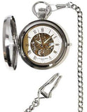 Charles-Hubert Mechanical Memento Pocket Watch - Skeleton Dial - Chrome Finish - XWA3332_9ce5ed61-08ae-4b7e-9e59-0fa63fad3df9