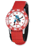 Time Teacher Boys Captain America Watch -  Red Sport Bezel and Nylon Strap - XWA3635_01648807-7850-4d21-8df5-ce19ecf58dfb