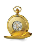 Charles Hubert IP Plated Double Cover Tritium Mechanical Pocket Watch - XWA5562A_525b166d-3a6c-4bdc-bdb7-082db827658b