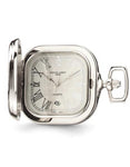 Charles Hubert Two-Two Gold Plated Square Pocket Watch - Date Window - XWA617A_79f5456f-24e0-4131-b96d-598f9e2f64ac