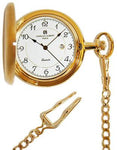 Charles-Hubert 14k Gold-Plated Brass Pocket Watch - 48mm - XWA618_02265402-6741-40e5-b3af-2b973f891aaa