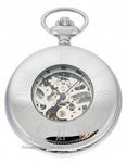 Charles-Hubert Mechanical Skeleton Pocket Watch - Stainless - See-Through Cover - XWA834A_784cc7ff-21bb-4aef-9d25-3a5d5fec0cb7