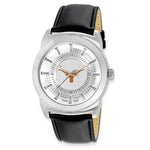 University of Texas Mens Vintage Watch - Black Leather Strap - Color Logo - XWM1834_b52cf1be-77f9-4f6a-82a4-91a7c413b2bb