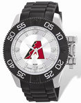 MLB Mens Arizona Diamondback Beast Watch - Color Logo Dial - Rubber Strap - XWM2091