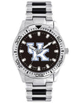 University of Kentucky Logo Mens Heavy Hitter Watch - Full Color Logo - Bracelet - XWM2765_b19d2b42-b042-4476-a5ba-6c33215242a4