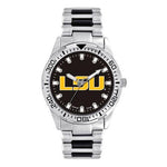 Louisiana State University Logo Mens Heavy Hitter Watch - Bracelet - Color Logo - XWM2769