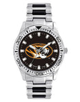 University of Missouri Logo Mens Heavy Hitter Watch - Black Dial - Bracelet - XWM2785