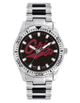 University of Montana Logo Mens Heavy Hitter Watch - Black Dial - Bracelet - XWM2789