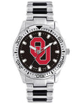 University of Oklahoma Logo Mens Heavy Hitter Watch - Color Logo - Bracelet - XWM2799_df4afe0b-4eeb-4f59-8f87-1f95a145f128