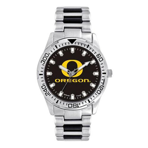 University of Oregon Logo Mens Heavy Hitter Watch - Bracelet - Color Logo - XWM2801_43ba4779-c770-472a-b170-7731d90f51d0