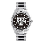 Texas A&M University Logo Mens Heavy Hitter Watch - Bracelet - Color Logo - XWM2817_f98fafca-dcb8-4437-af5b-b88495689bfd