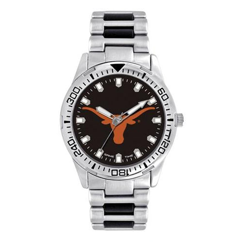 University of Texas Logo Mens Heavy Hitter Watch - Bracelet - Color Logo - XWM2823_cc02f882-06c0-4191-a5a5-f05cfbea7285