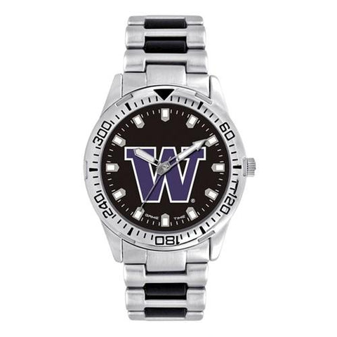 University of Washington Logo Mens Heavy Hitter Watch - Bracelet - Color Logo - XWM2831_1697d92d-9ac1-425c-8f52-9aeb8d044284