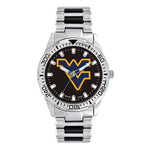 West Virginia University Logo Mens Heavy Hitter Watch - Bracelet - Color Logo - XWM2833_ee8e408e-f0a1-4661-a41b-5a11fe363b1d